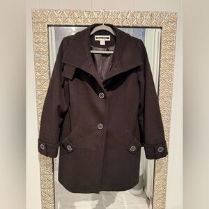 Kristen Blake black Wool Pea Coat